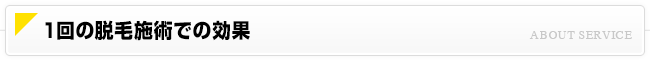 一回の効果はどのくらい？