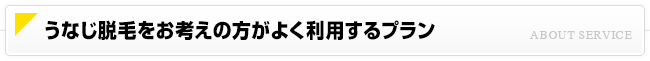 オススメのうなじ脱毛プラン