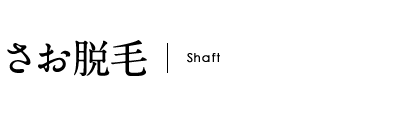 さお脱毛