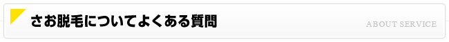 玉の毛脱毛について よくある質問