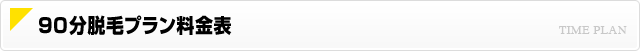 90分脱毛プラン料金表