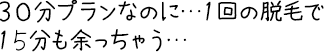 時間が余ったら？